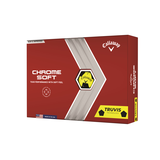 Callaway Chrome Soft Truvis Golf Balls, 12 Pack Front_Angled_Left