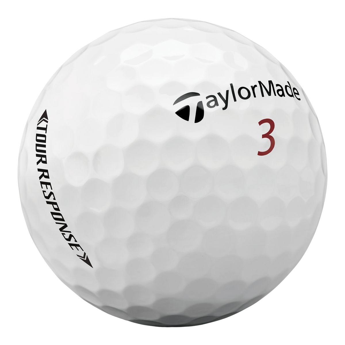 Taylormade Tour Response Golf Balls, 12 Pack Front_Three_Fourths_Angled_Right