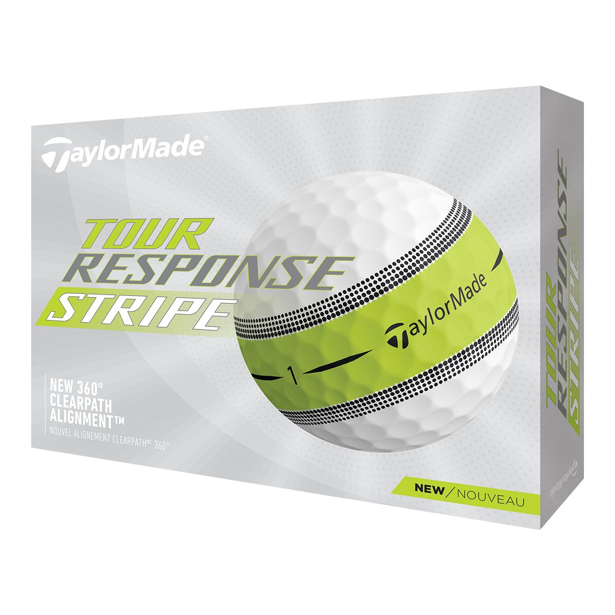 TaylorMade Response Stripe - 12 Pack Front_Angled_Left