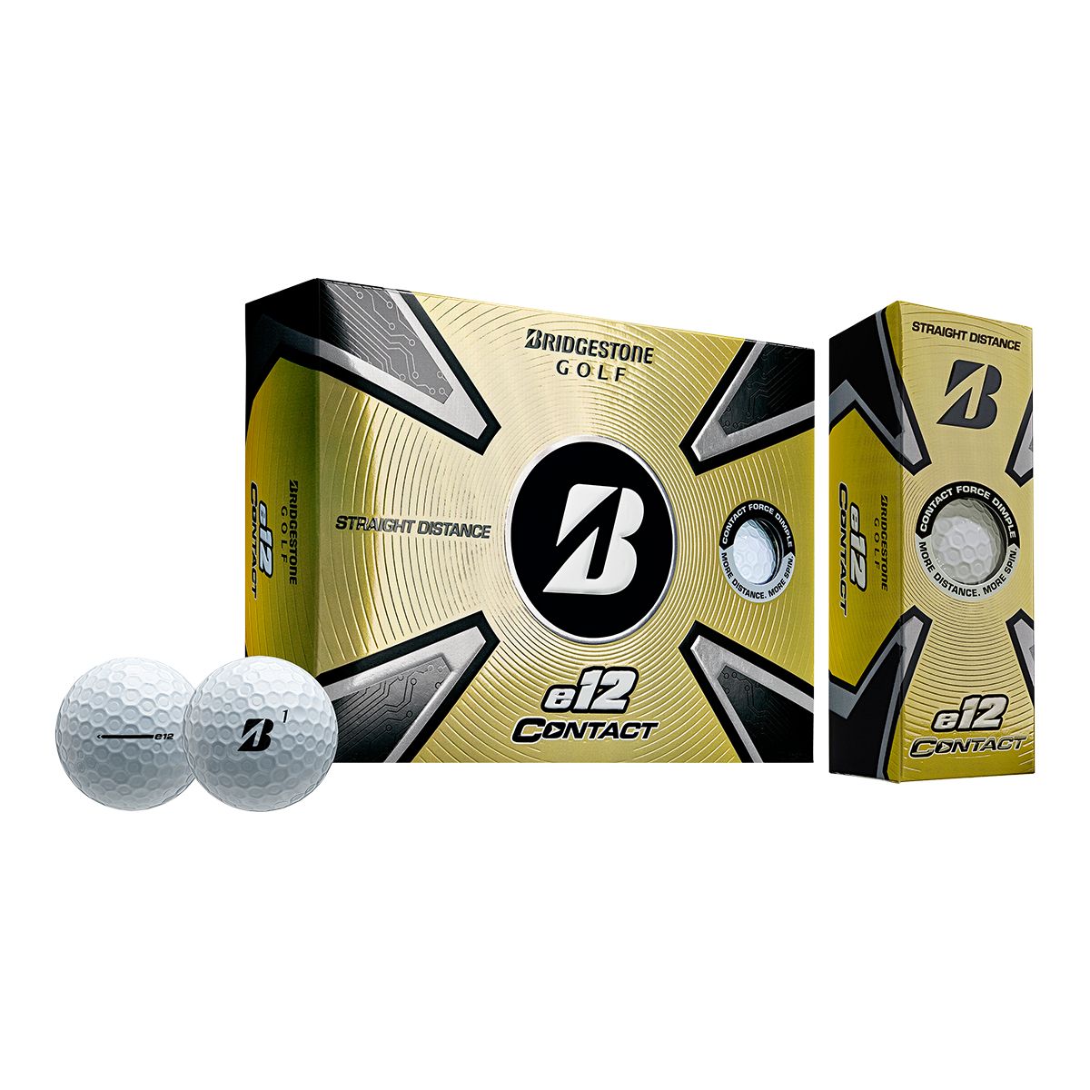 Bridgestone E12 Contact Golf Balls - 12 Pack Composite_or_Mixed