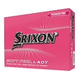 Srixon Women's Soft Feel 8 Golf Balls - 12 Pack Front_Three_Fourths_Angled_Left