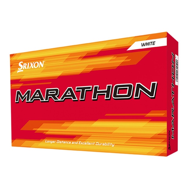 Srixon Men's Marathon 3 Golf Balls - 15 Pack Front_Three_Fourths_Angled_Left