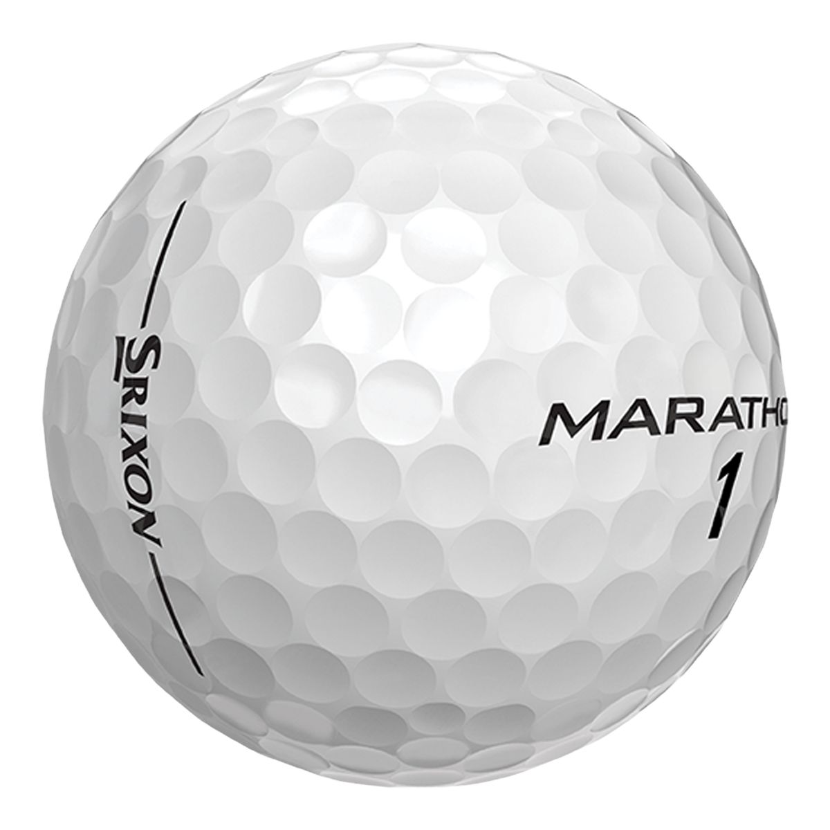 Srixon Men's Marathon 3 Golf Balls - 15 Pack Front_Three_Fourths_Angled_Right