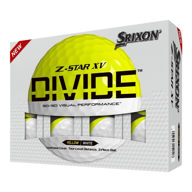 Srixon Men's Z-Star XV8 Divide Golf Balls - 12 Pack Front_Three_Fourths_Angled_Left