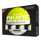 Srixon Men's Z-Star 8 Divide Golf Balls - 12 Pack Front_Three_Fourths_Angled_Left