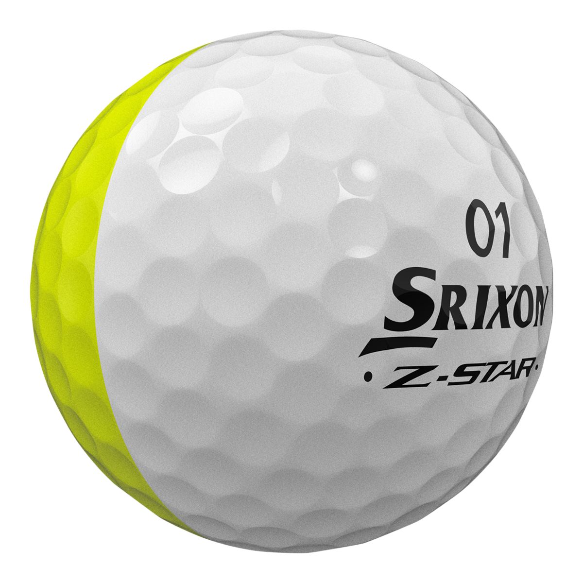 Srixon Men's Z-Star 8 Divide Golf Balls - 12 Pack Front_Three_Fourths_Angled_Right