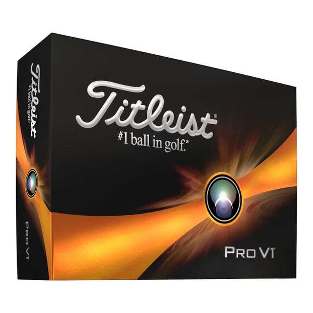Titleist Men's Pro V1 High # Golf Ball - 12 Pack Front_Three_Fourths_Angled_Right