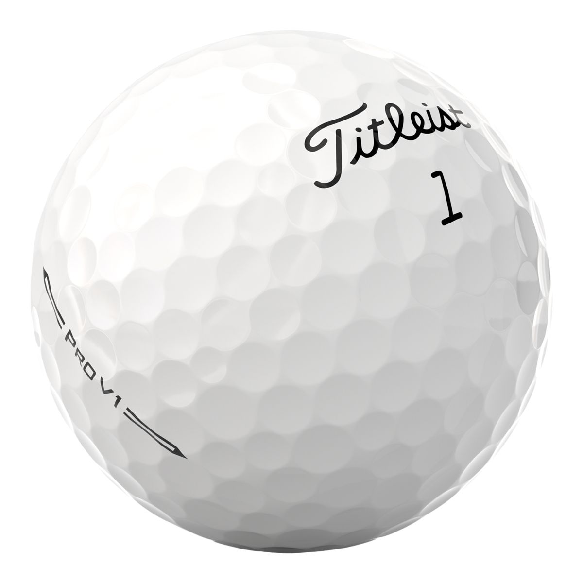 Titleist Men's Pro V1 High # Golf Ball - 12 Pack Front_Three_Fourths_Angled_Right