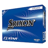 Srixon Men's Q-Star 6 Golf Balls - 12 Pack Front_Three_Fourths_Angled_Left