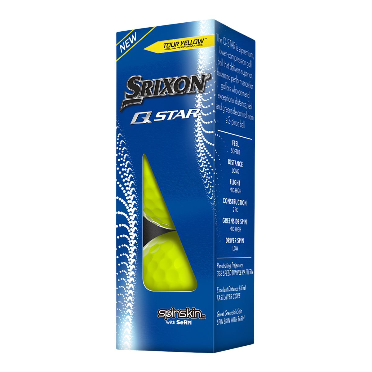 Srixon Men's Q-Star 6 Golf Balls - 12 Pack