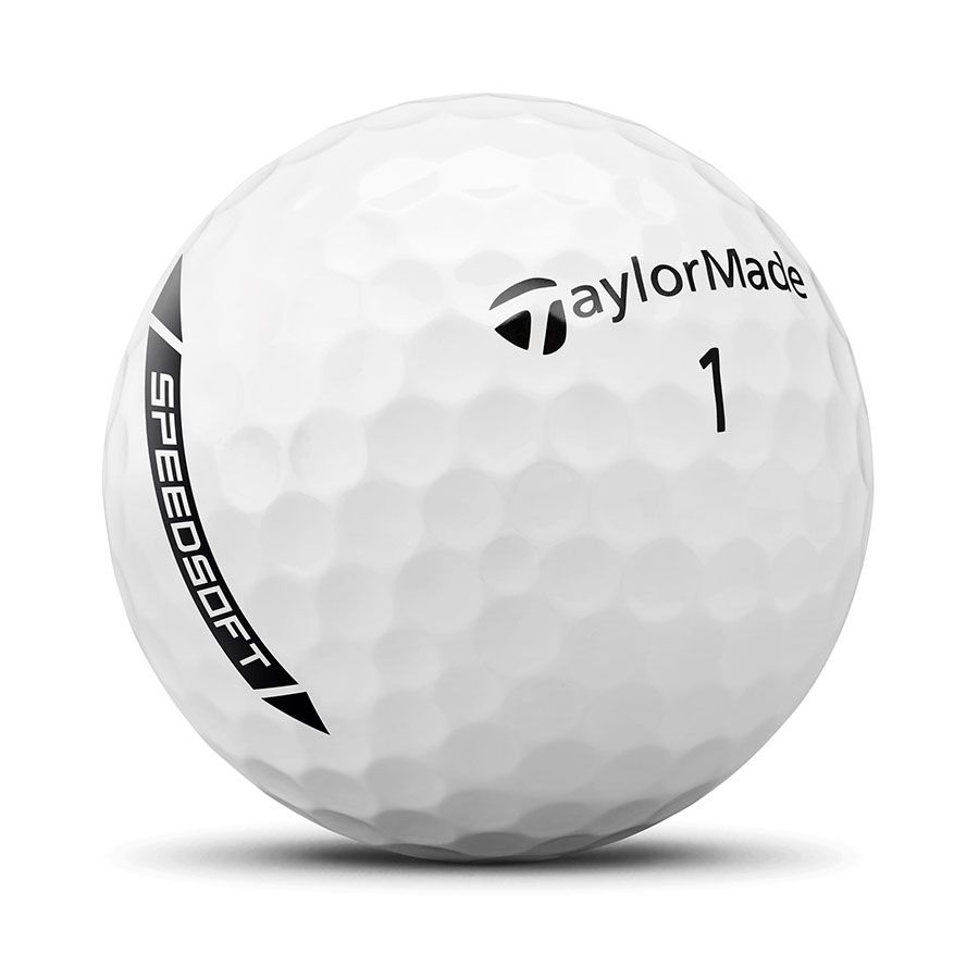 TaylorMade Speedsoft Golf Balls, 12 Pack Front_Three_Fourths_Angled_Right