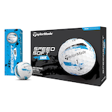 TaylorMade Speedsoft Ink Golf Balls, 12 Pack Composite_or_Mixed