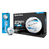 TaylorMade Speedsoft Ink Golf Balls, 12 Pack Composite_or_Mixed