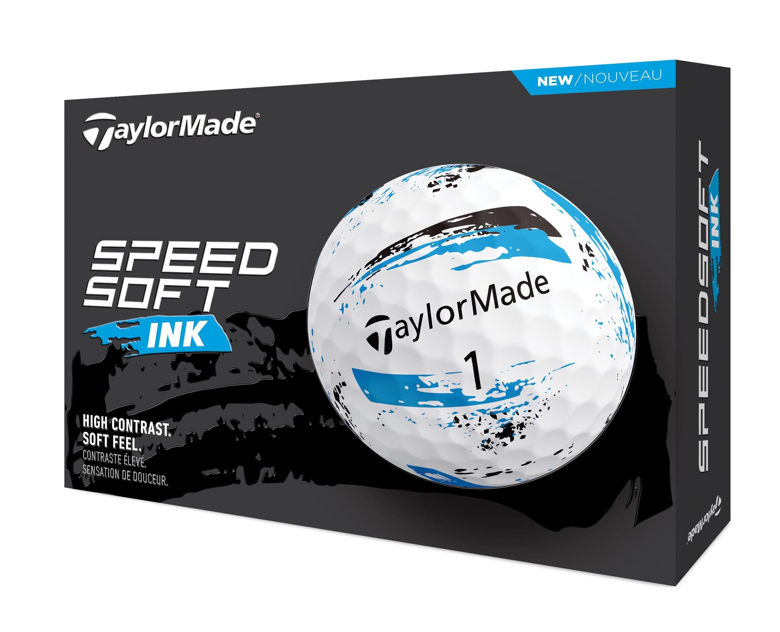 TaylorMade SpeedSoft Ink ゴルフボール12個入り3ケース TaylorMade SpeedSoft Green Ink Golf Balls 3 Pack