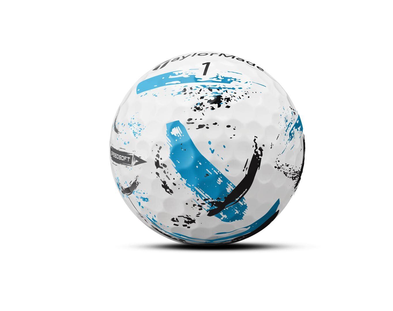 TaylorMade Speedsoft Ink Golf Balls, 12 Pack