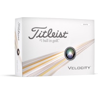 Titleist Men's Velocity Golf Balls - 12pk Front_Angled_Right