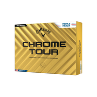 Callaway Men's Chrome Tour Triple Track Golf Balls - 12 Pack Front_Three_Fourths_Angled_Left