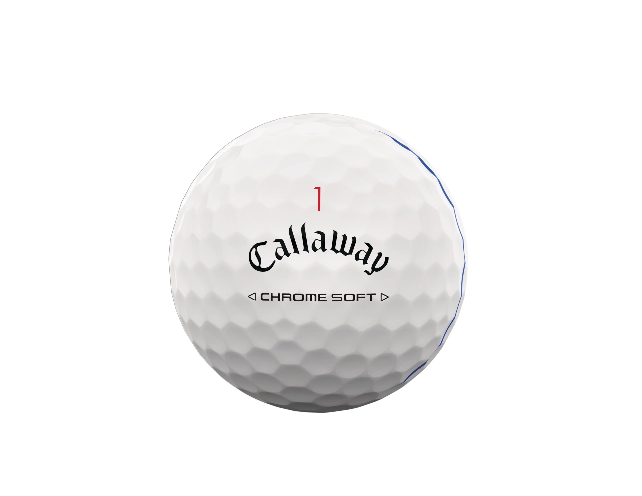 Callaway Men's Chrome Soft Triple Track Golf Balls - 12 Pack Front_Flat