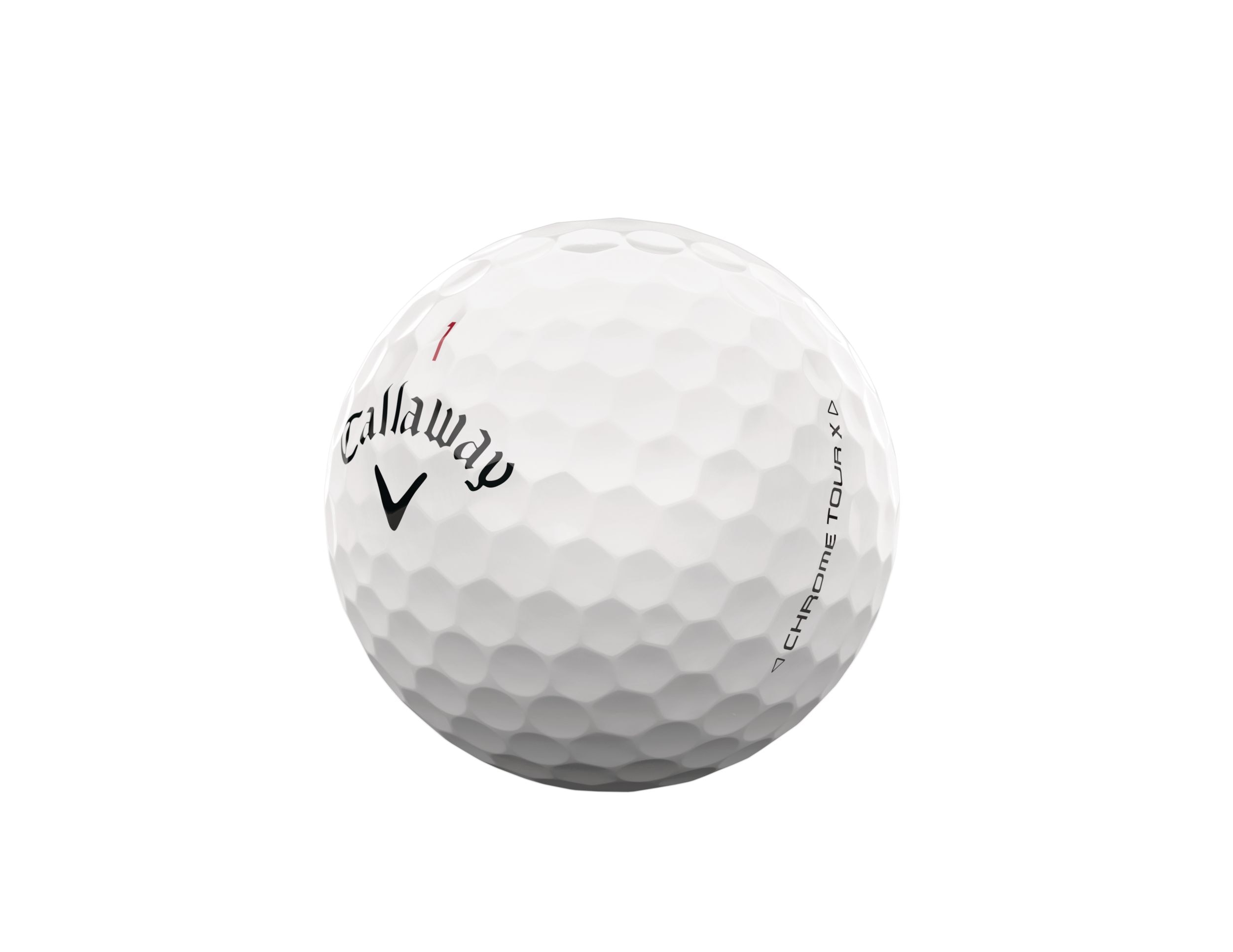 Callaway Men's Chrome Tour X Golf Balls - 12 Pack Front_Three_Fourths_Angled_Left