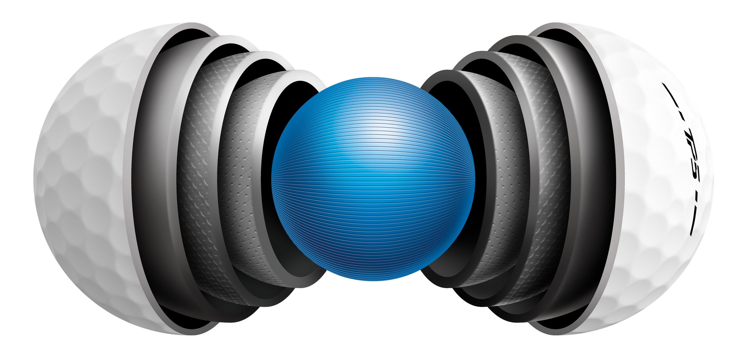 TaylorMade TP5 Golf Balls, 12 Pack Composite_or_Mixed