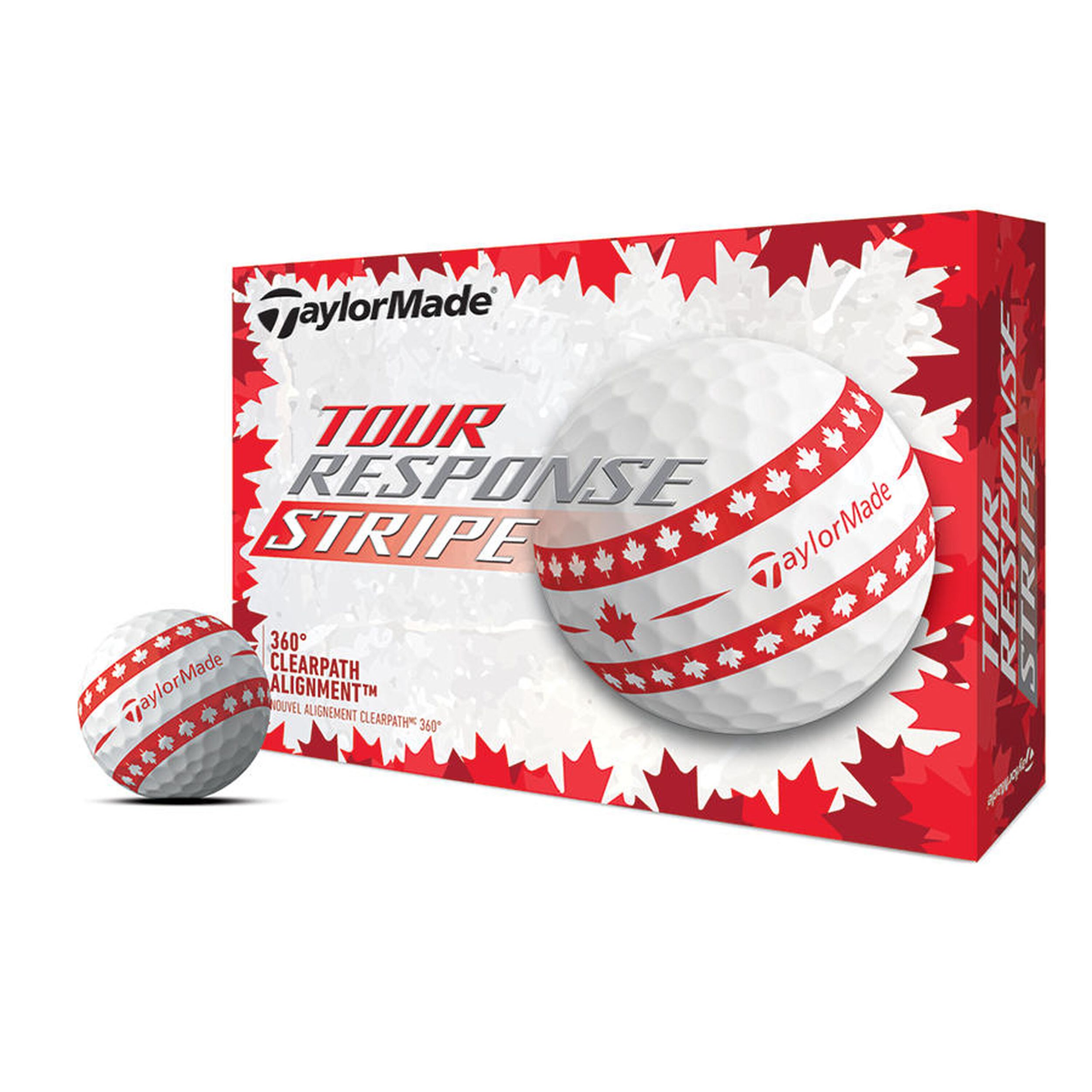 TaylorMade Canada Tour Response Stripe Men's Golf Balls Composite_or_Mixed