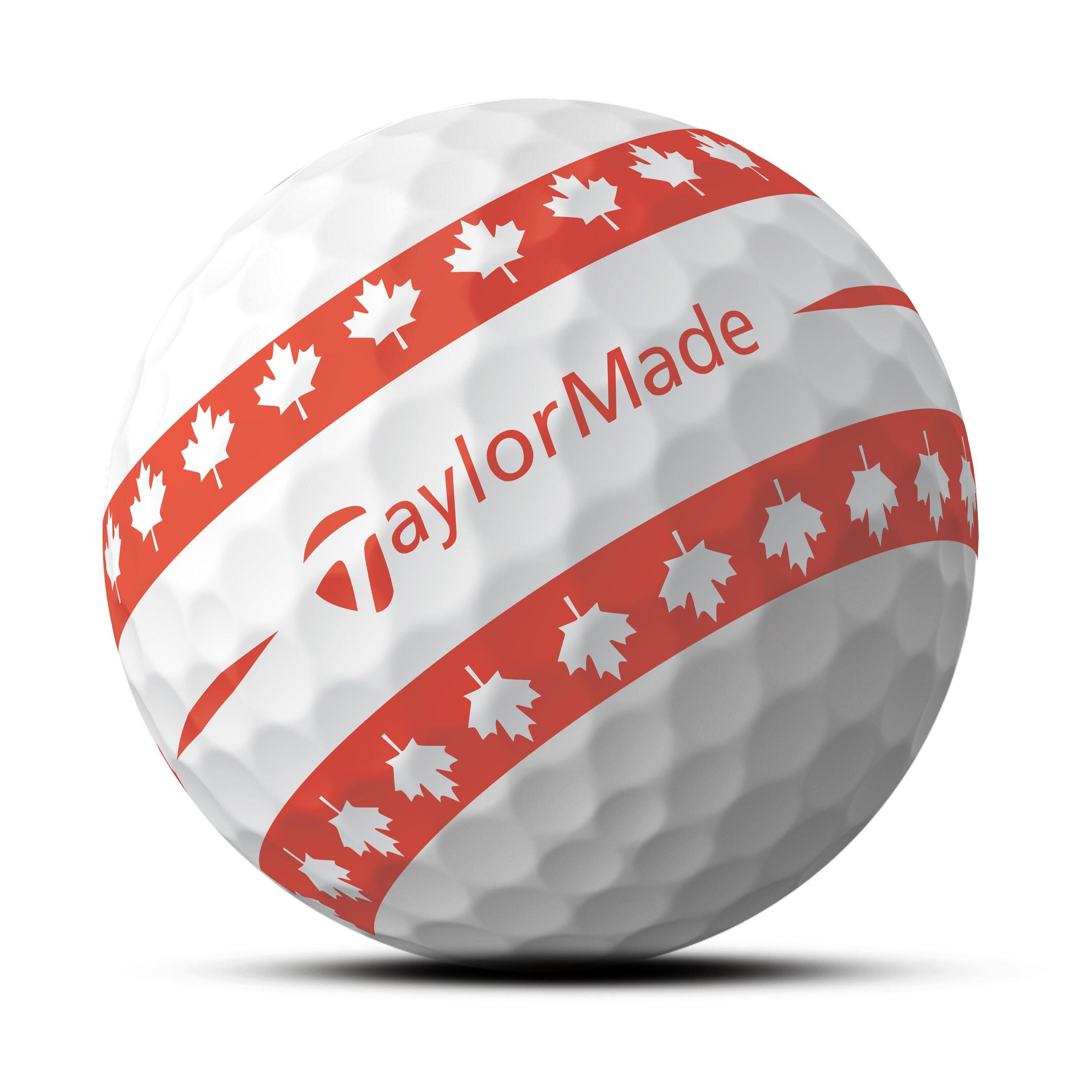 TaylorMade Canada Tour Response Stripe Men's Golf Balls Front_Flat