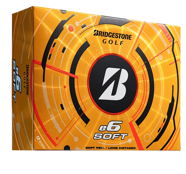 Bridgestone Men's e6 Golf Balls - 12 Pack Front_Angled_Right