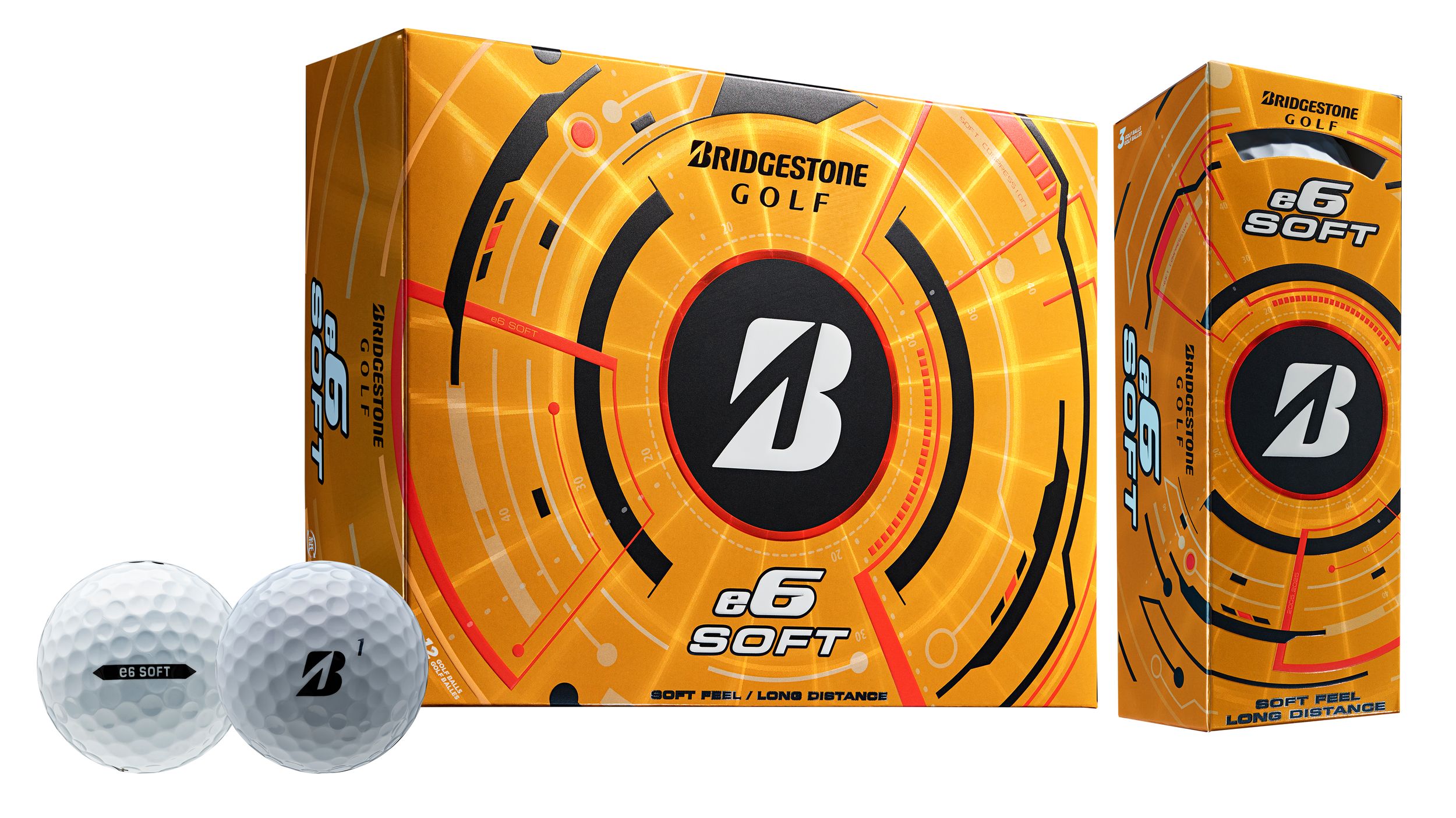 Bridgestone Men's e6 Golf Balls - 12 Pack Composite_or_Mixed