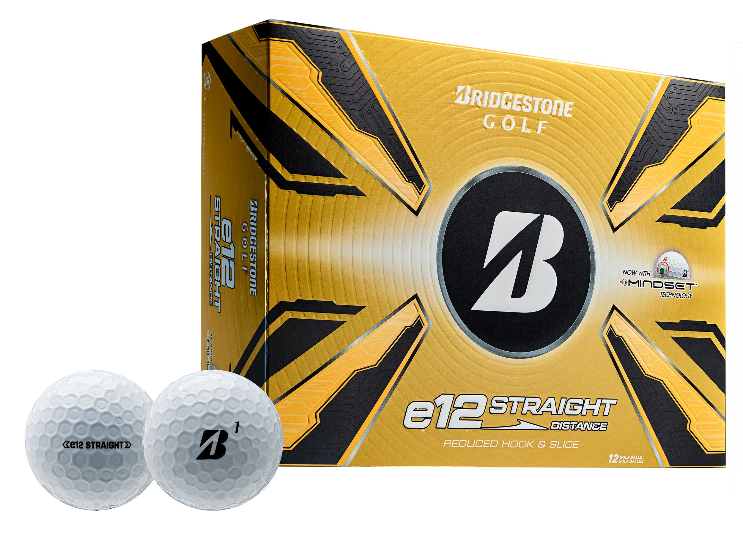 Bridgestone Men's e12 Golf Balls - 12 Pack