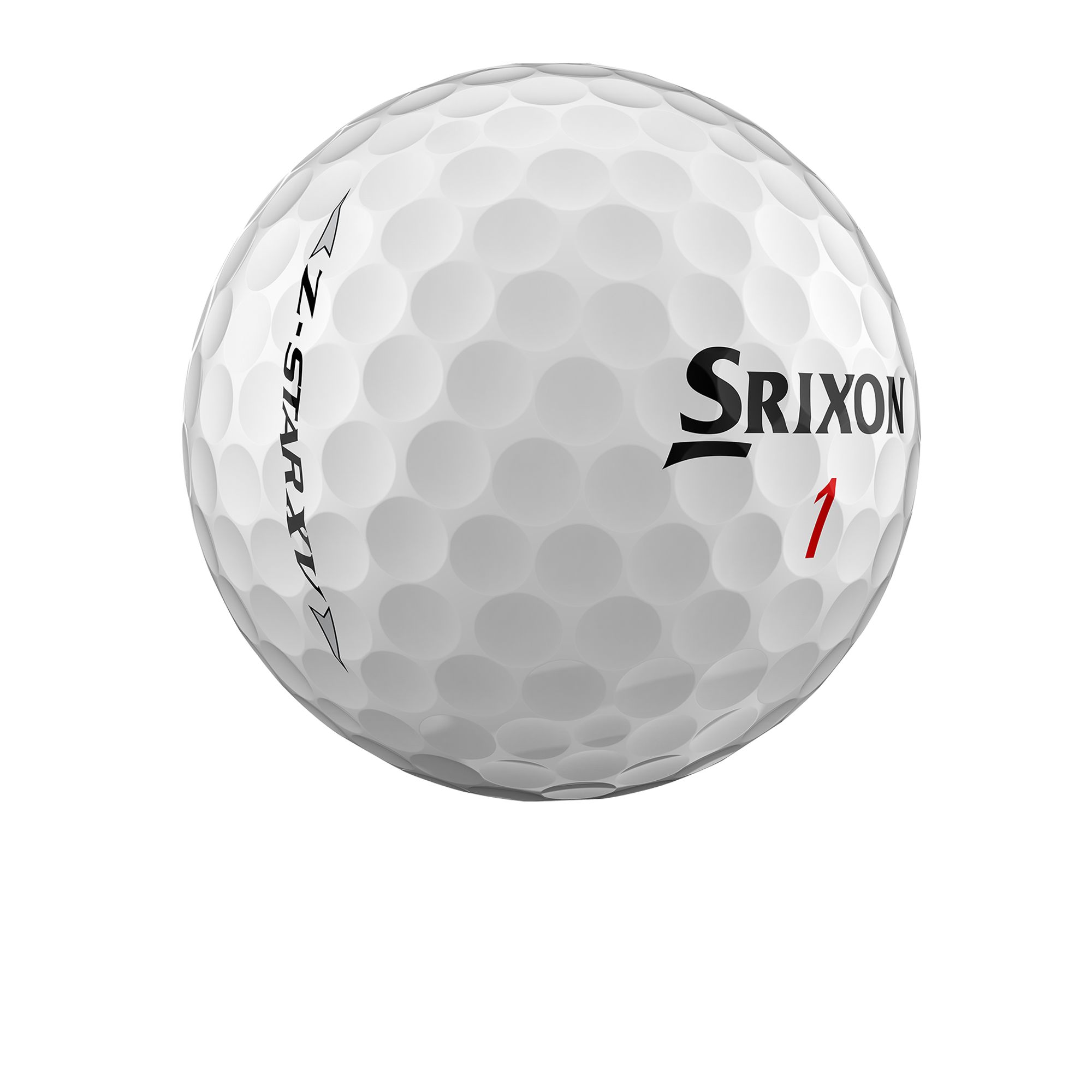 Srixon Z Star XV 9 Men's Golf Ball Front_Angled_Right