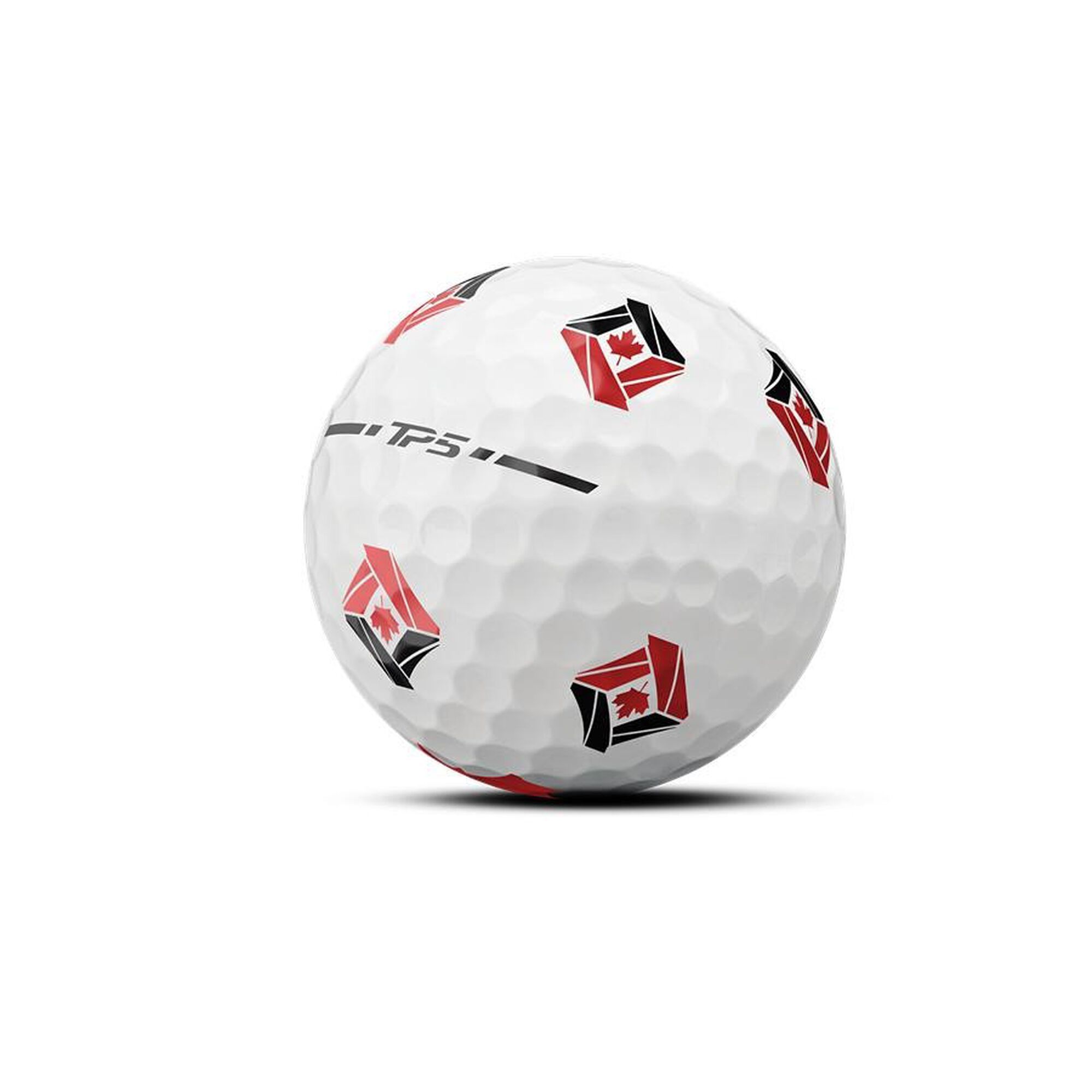 TaylorMade TP5 Men's Golf Balls - 12 Pack Back_Angled_Right