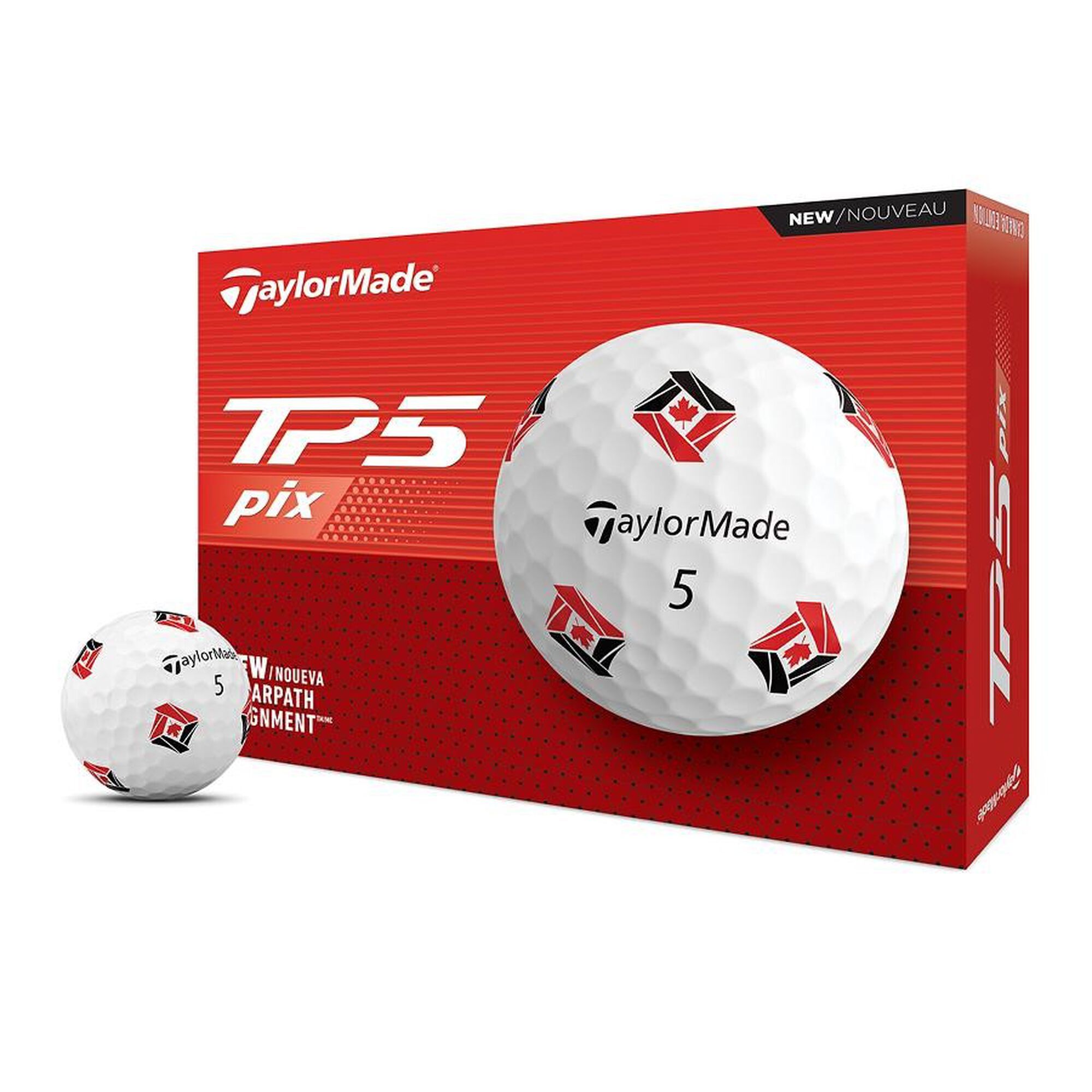 TaylorMade TP5 Men's Golf Balls - 12 Pack Composite_or_Mixed