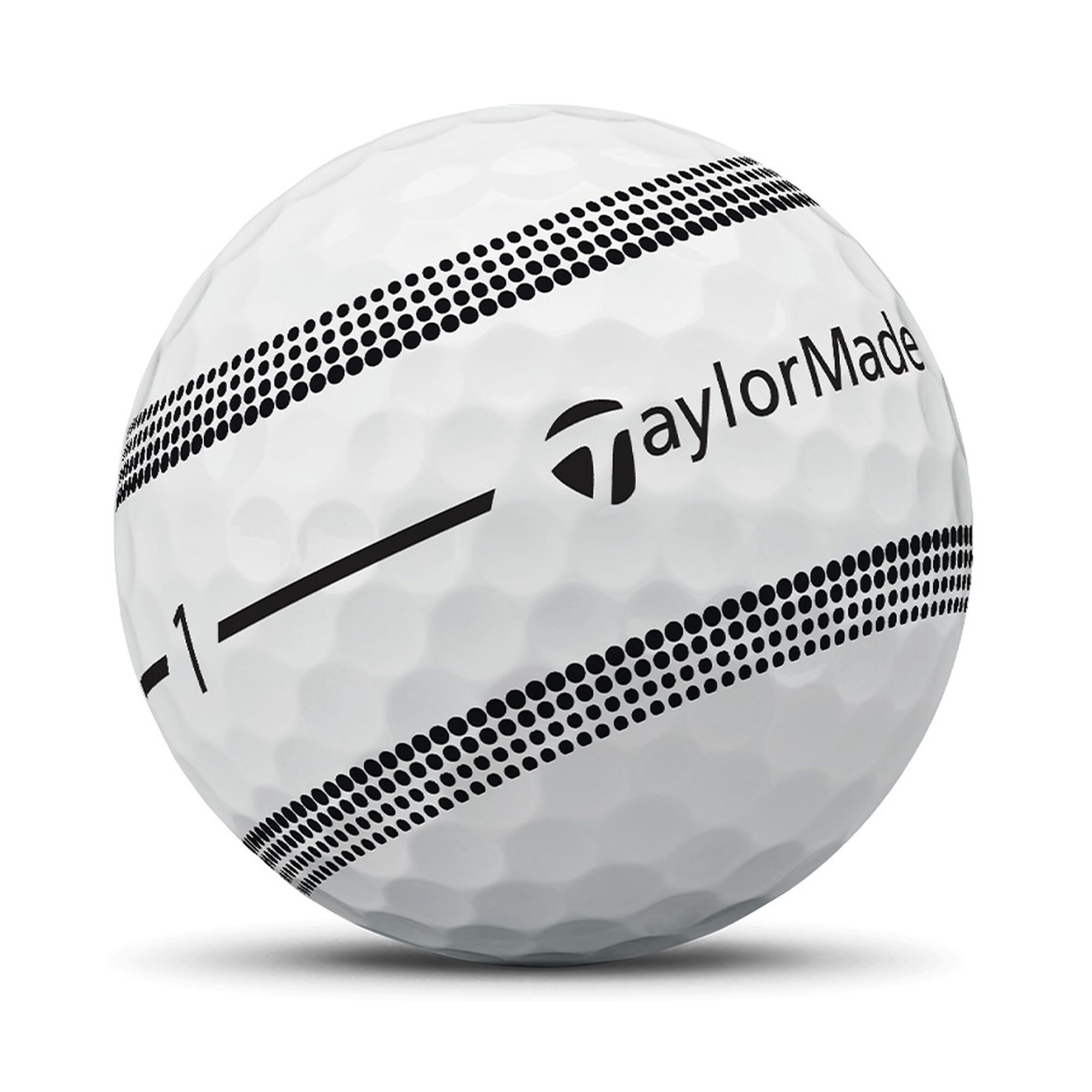 TaylorMade TP5 Stripe Men's Golf Balls - 12pk Front_Angled_Right