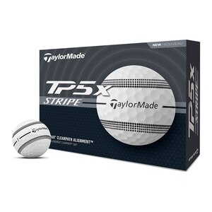 TaylorMade TP5X Stripe Men's Golf Balls - 12 Pack