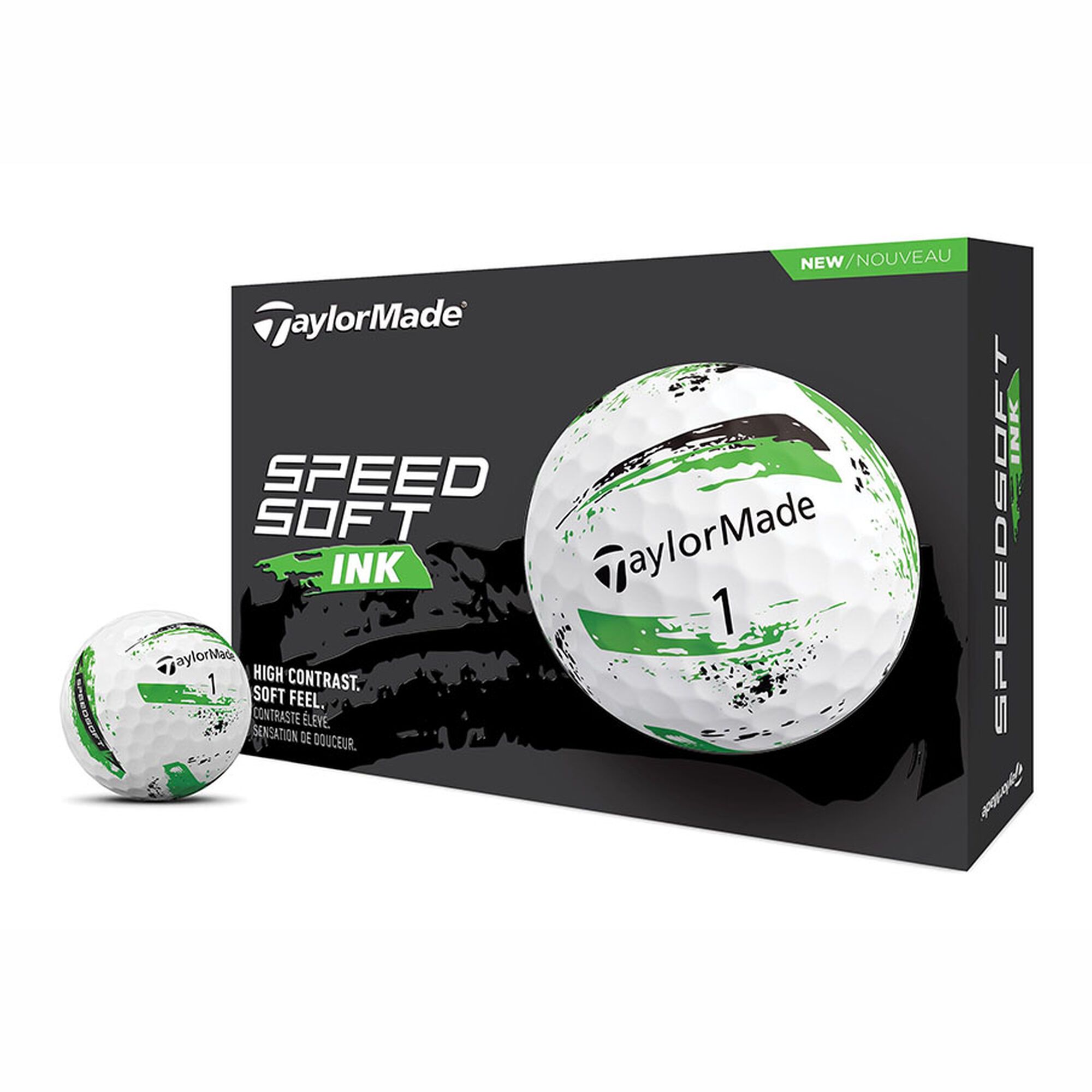 TaylorMade Speedsoft Ink Men's Golf Balls - 12 Pack Composite_or_Mixed
