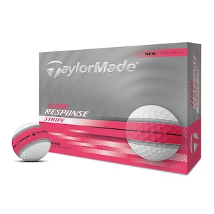 TaylorMade Tour Response Stripe Golf Balls - 12 pk