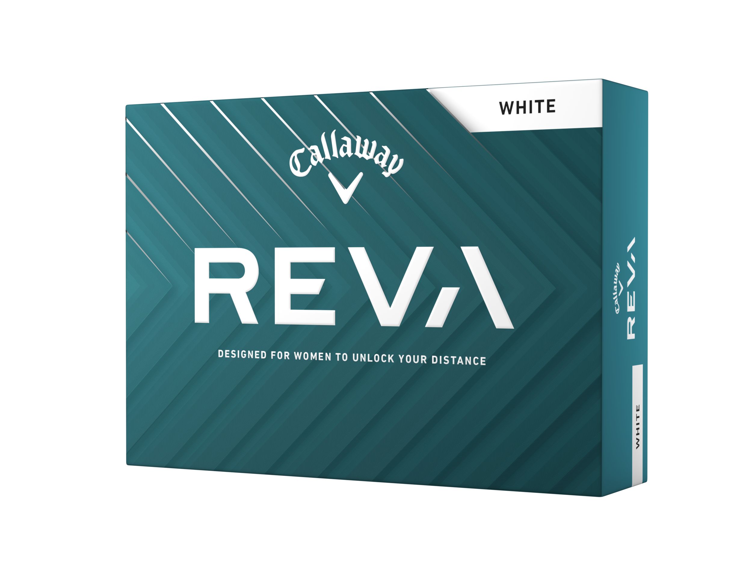 Callaway Women's Reva Golf Ball - 12 Pack Front_Angled_Left