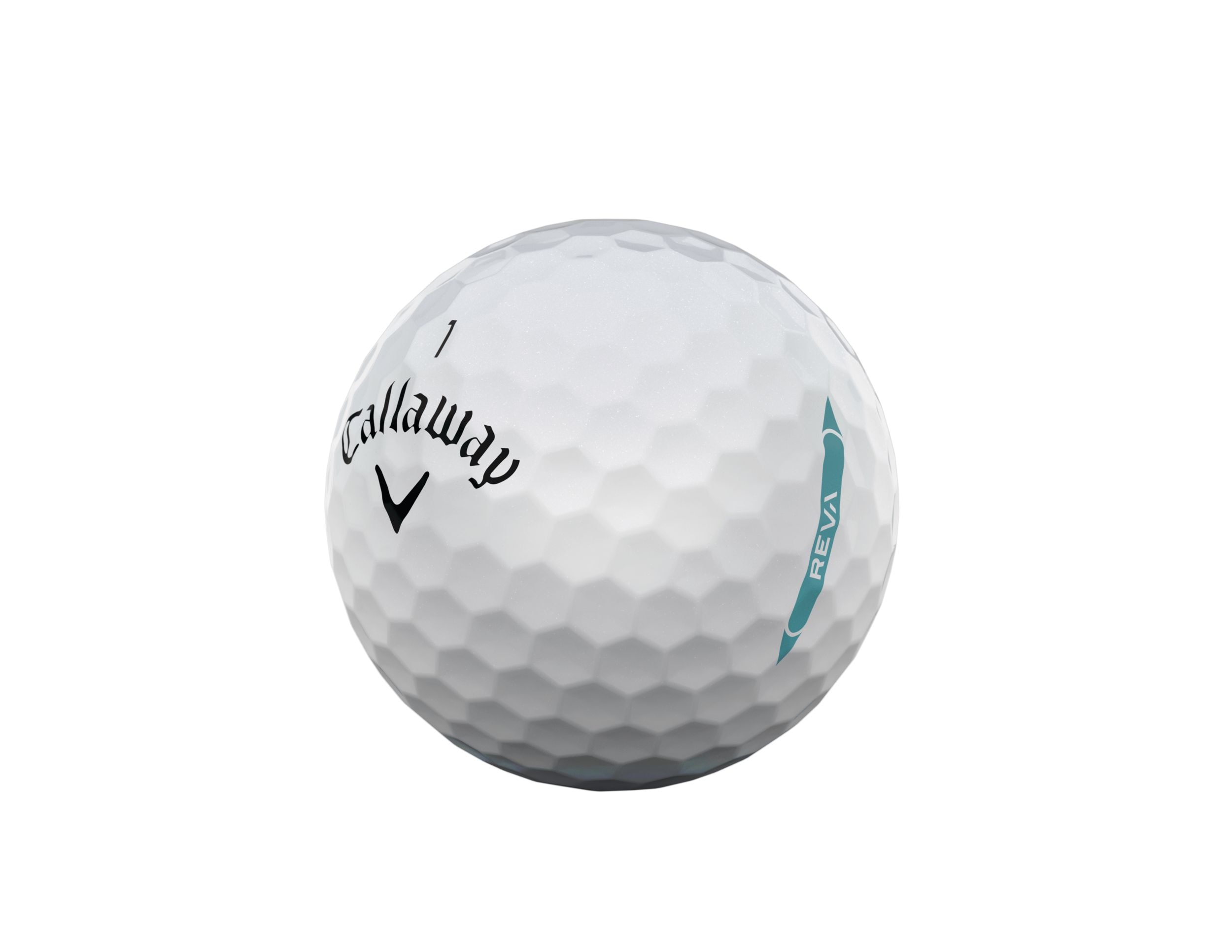 Callaway Women's Reva Golf Ball - 12 Pack Front_Angled_Left