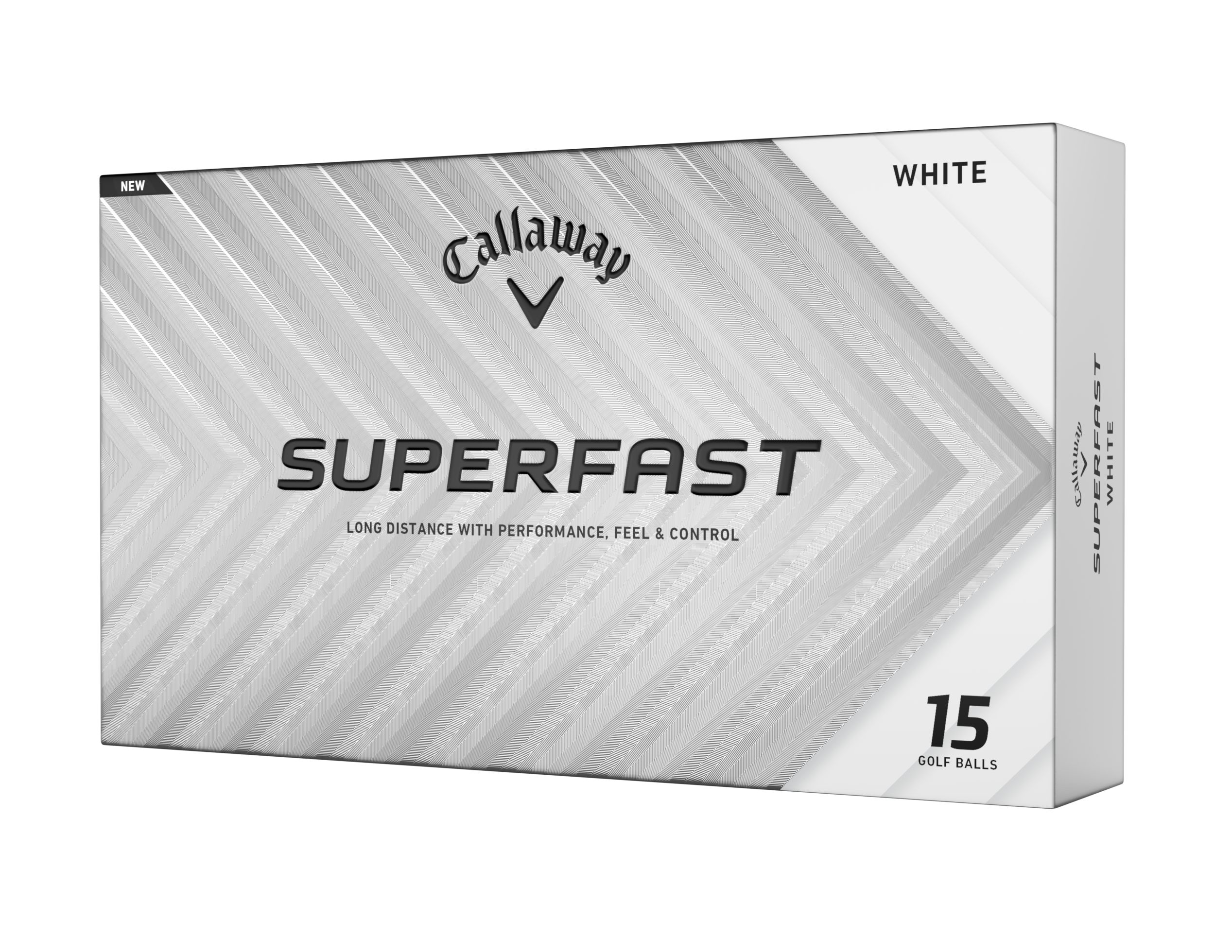 Callaway Men's Superfast Golf Ball - 15 Pack Front_Angled_Left