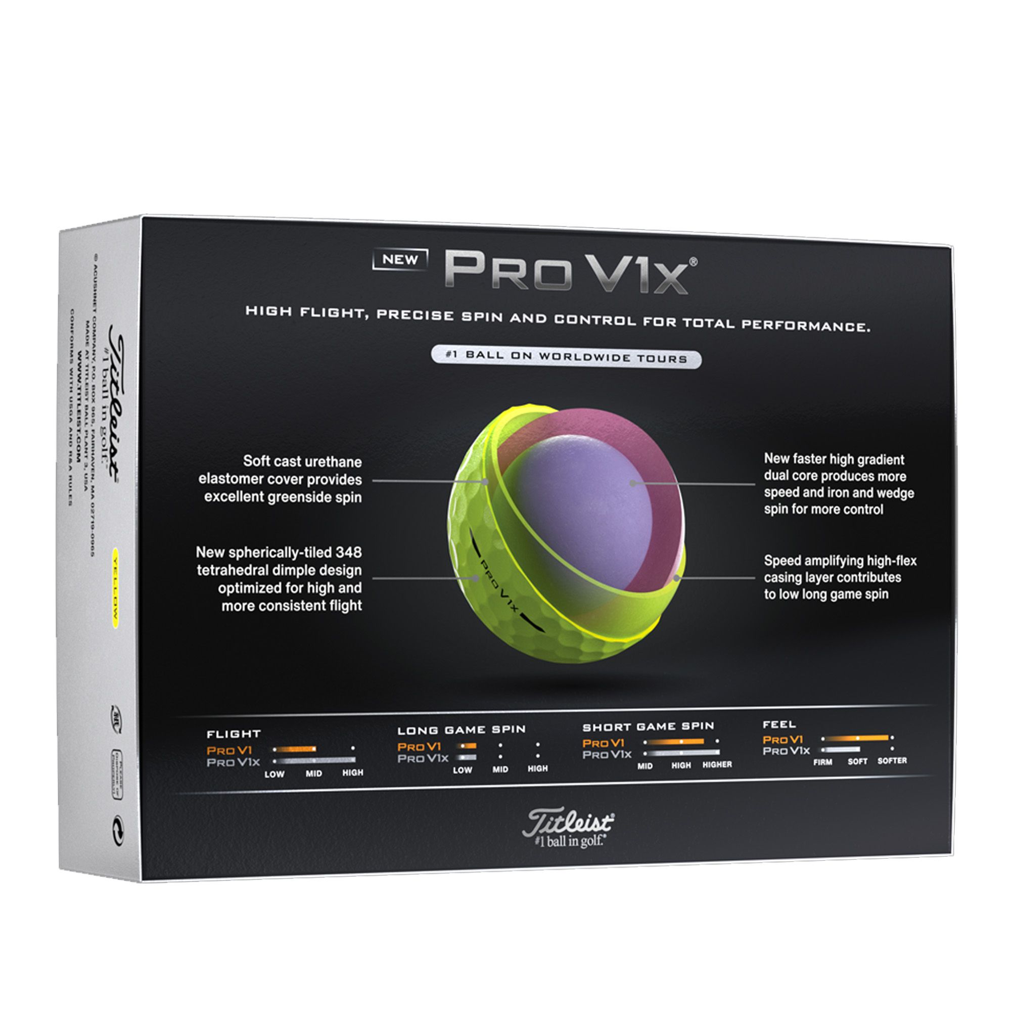 Titleist Pro V1X Golf Balls - 12 Pack