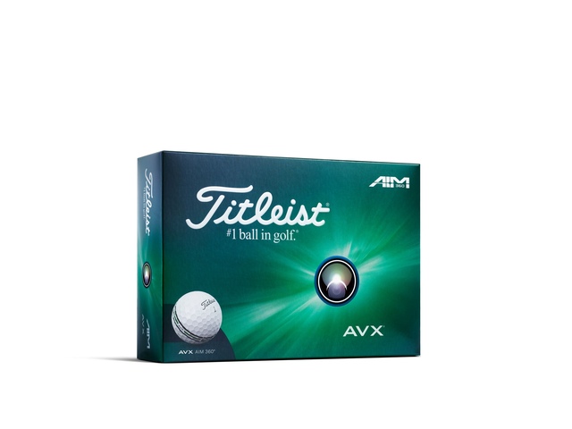 Titleist AVX Men's Golf Balls - 12pk Front_Angled_Right