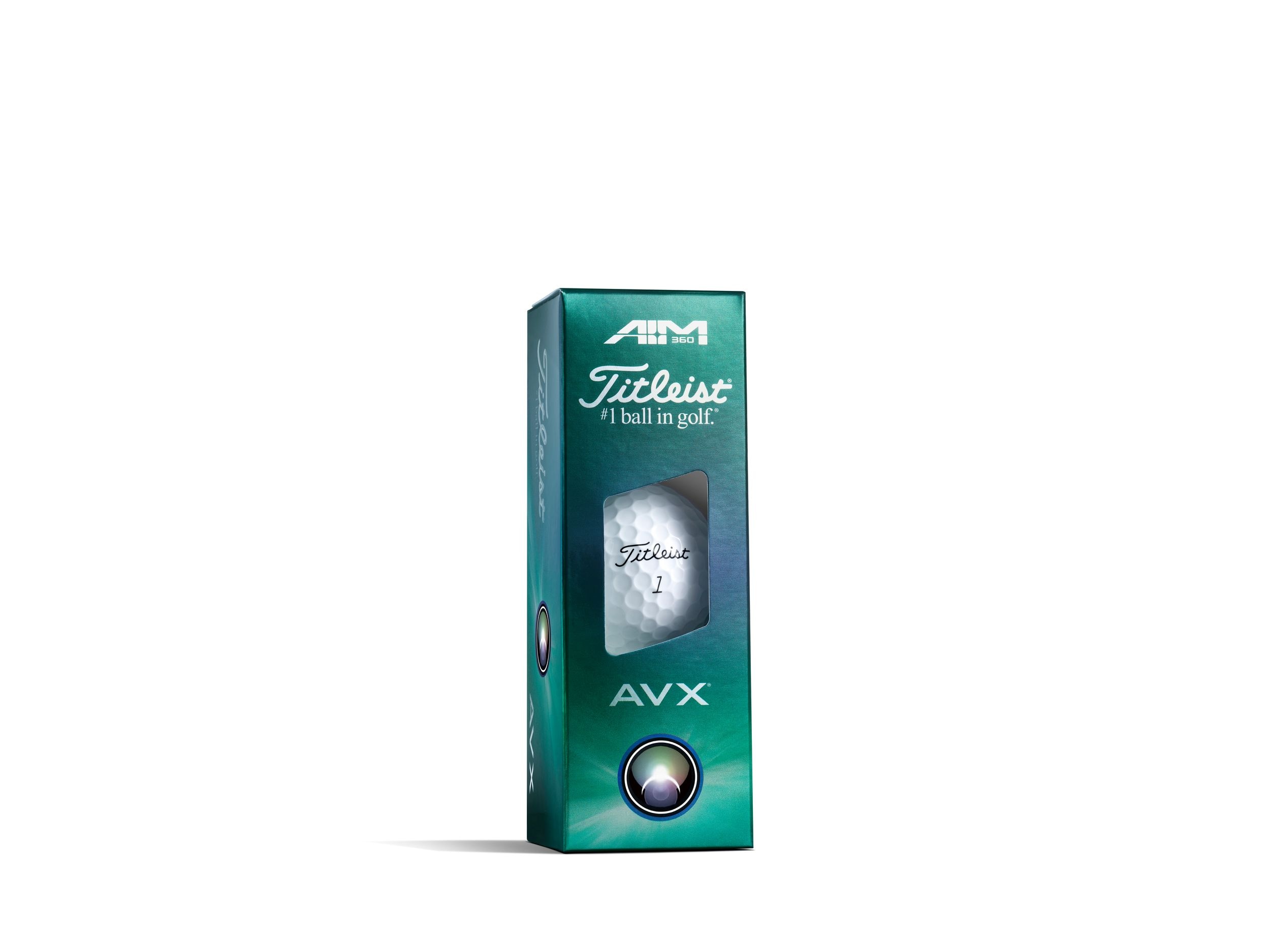 Titleist AVX Men's Golf Balls - 12pk Front_Angled_Right