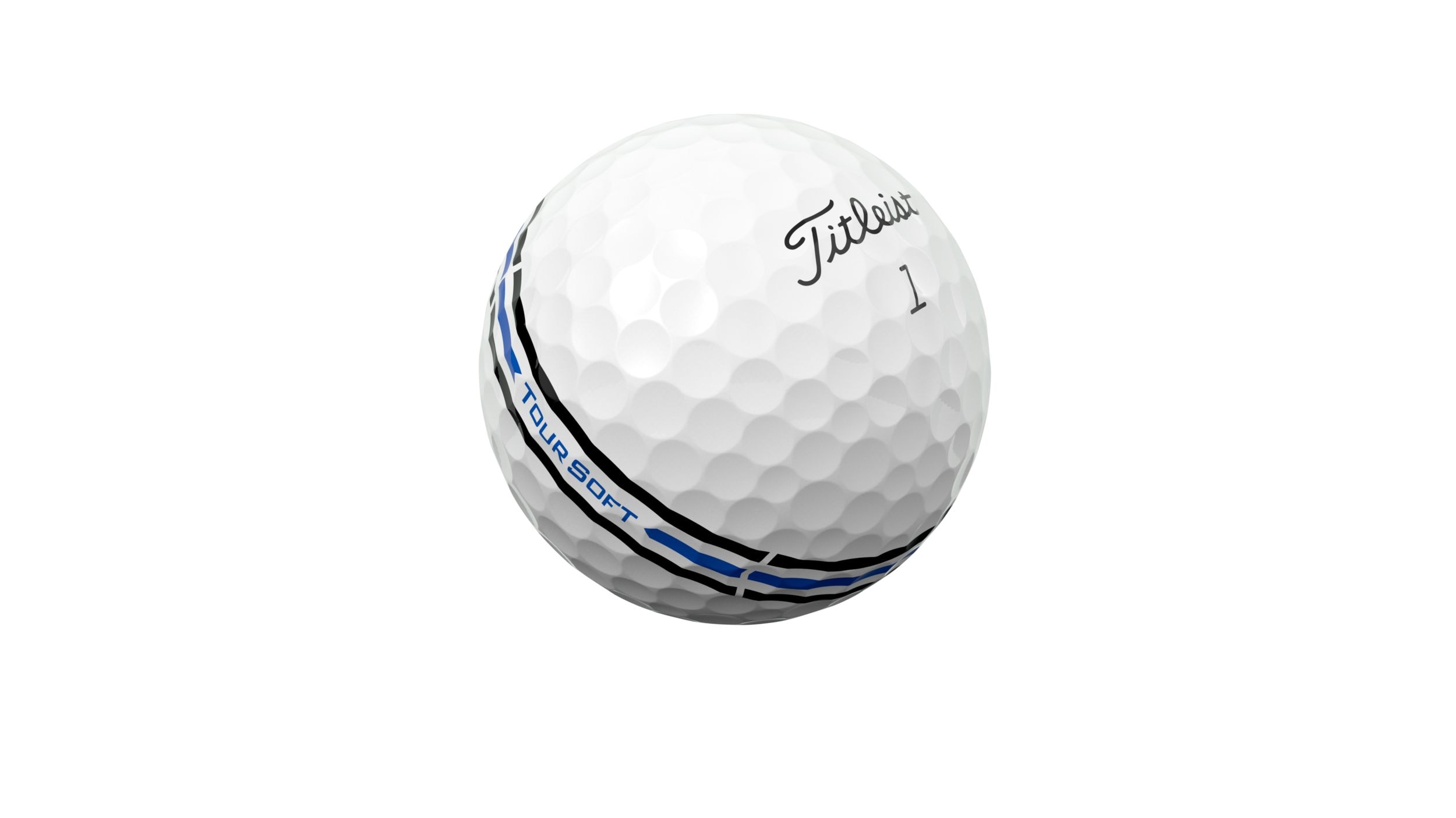 Titleist Tour Soft Men's Golf Balls - 12pk Front_Angled_Right