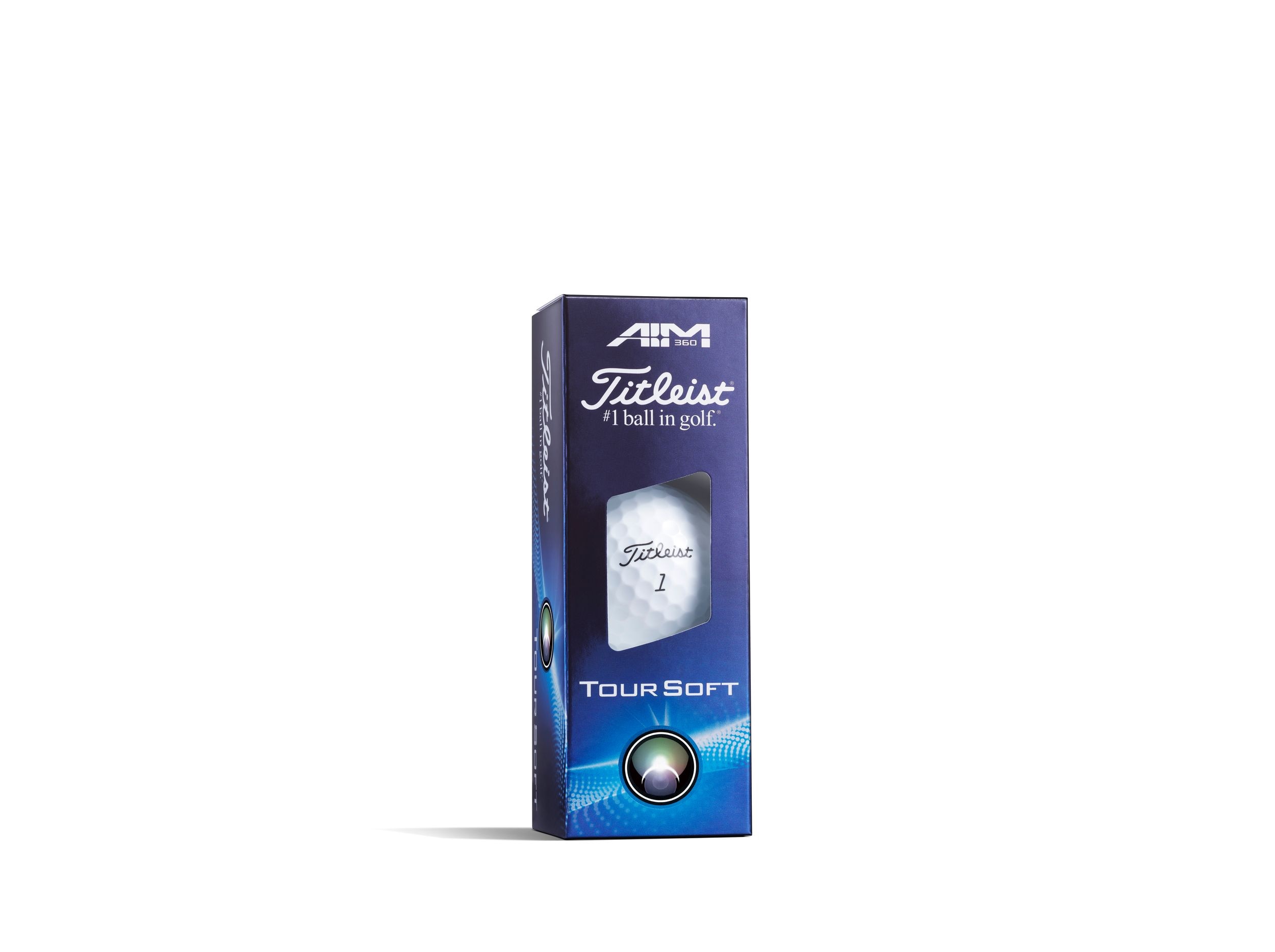 Titleist Tour Soft Men's Golf Balls - 12pk Front_Angled_Right