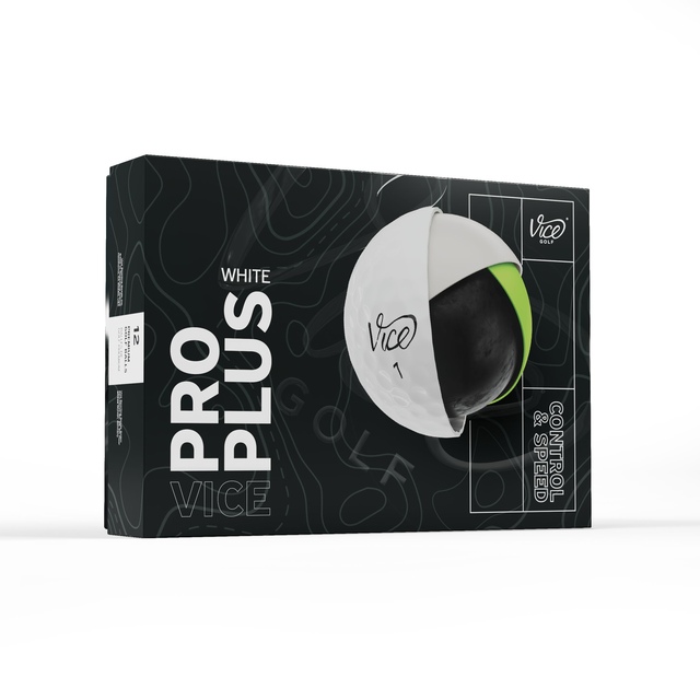 Vice Golf Pro Plus Golf Balls - 12 Pack Front_Angled_Right