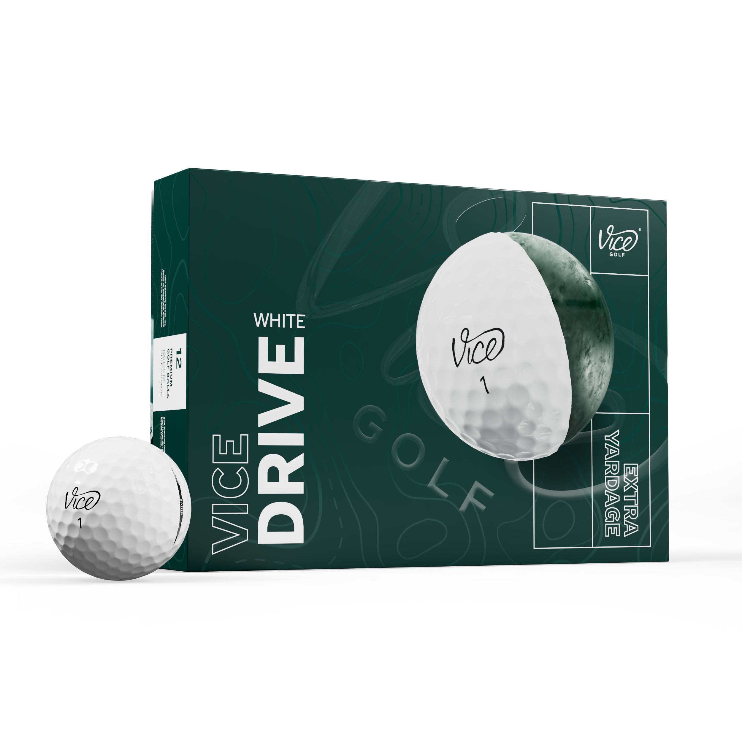 Vice Golf Drive Golf Balls - 12 Pack