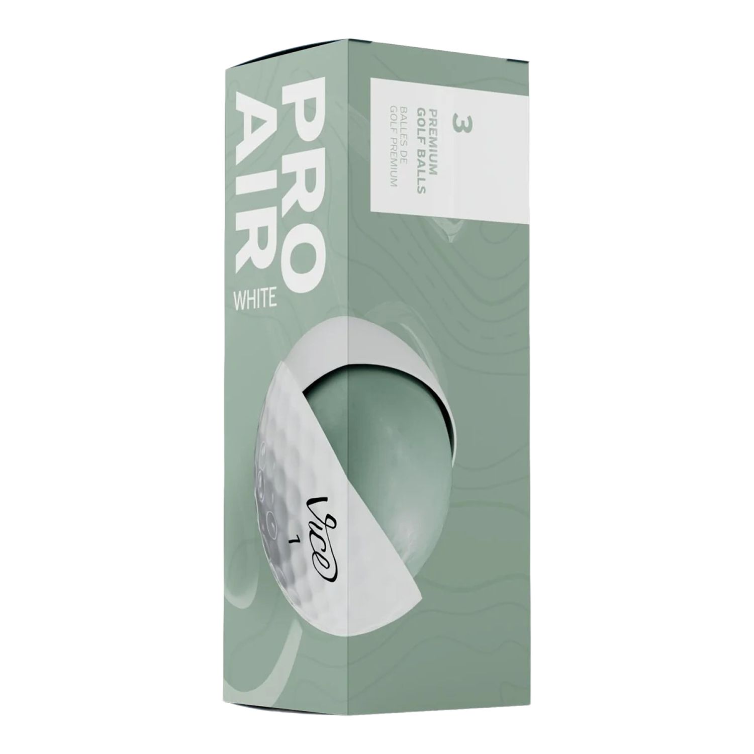 Vice Golf Pro Air Golf Balls - 12 Pack Front_Angled_Left