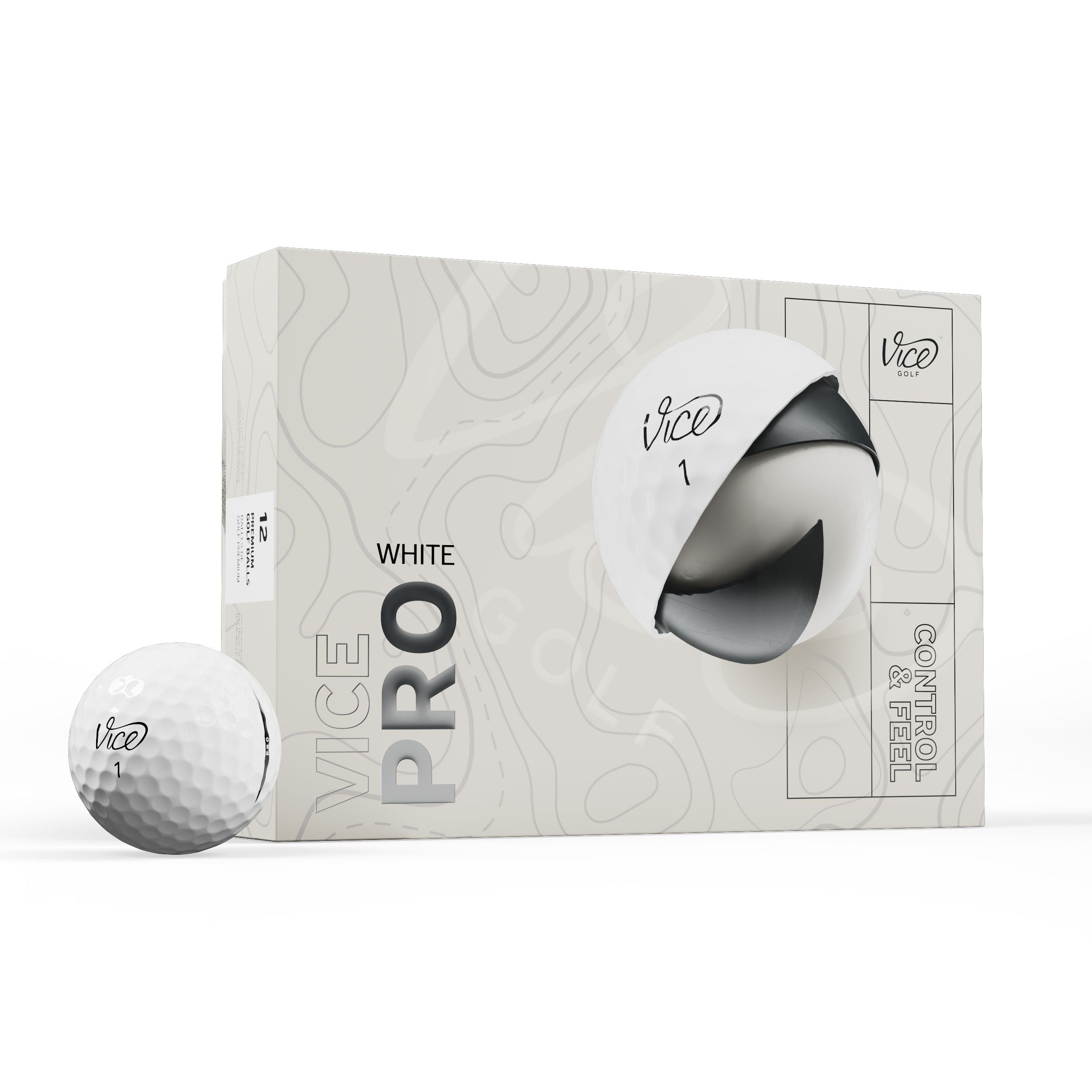 Vice Golf Pro Golf Balls - 12 Pack