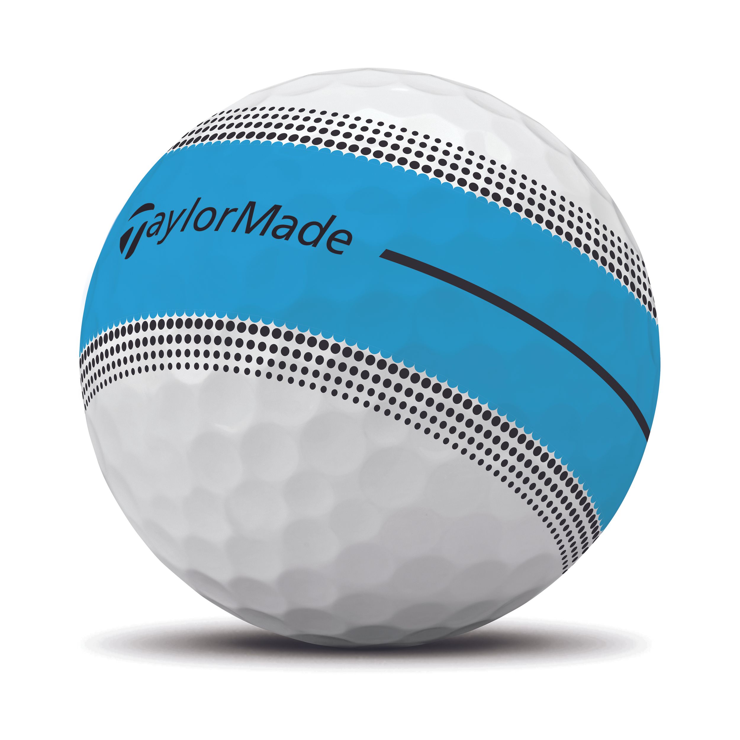 TaylorMade Tour Response Stripe 2026 Men's Golf Balls 12-pk Front_Angled_Left