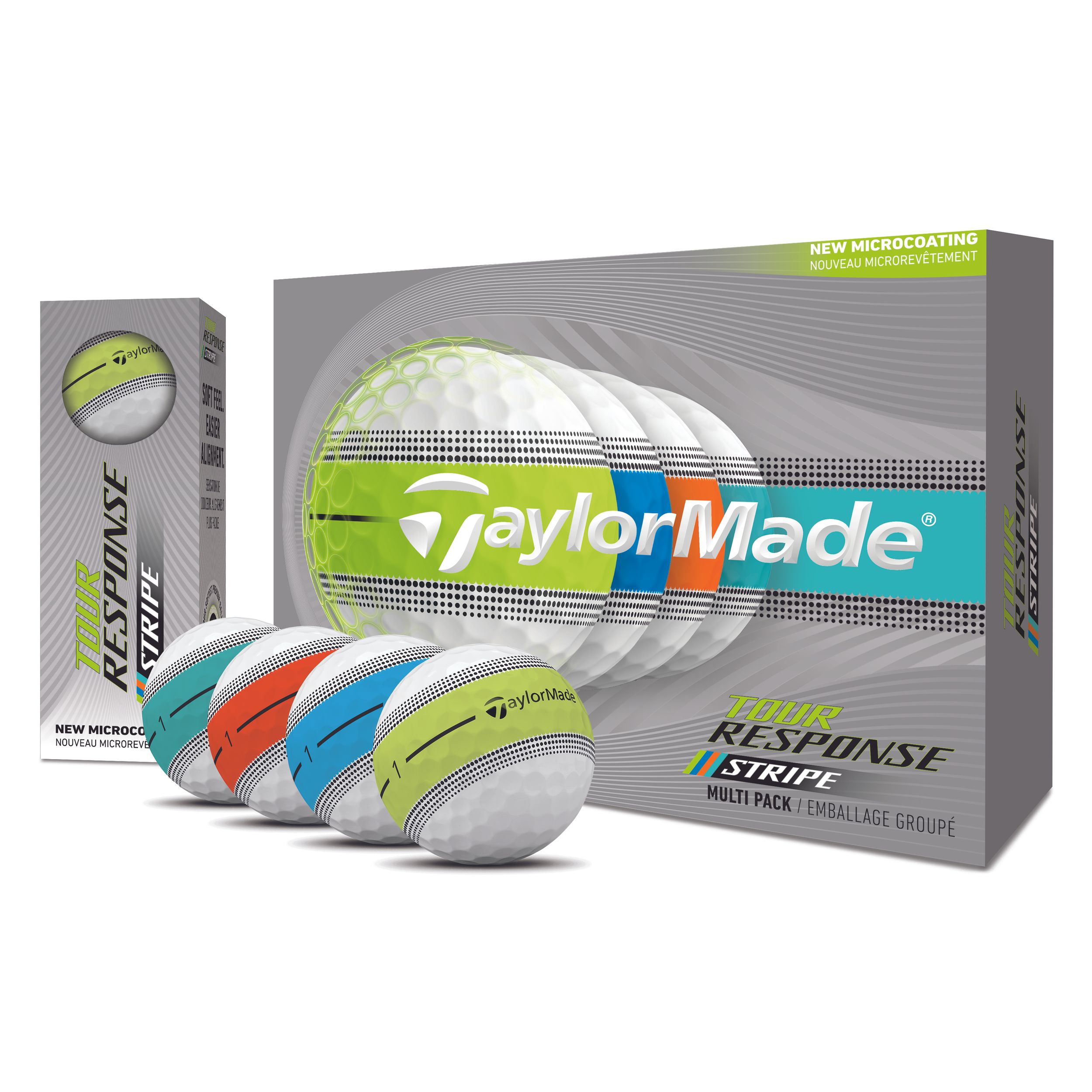 TaylorMade Tour Response Stripe 2026 Men's Golf Balls 12-pk Composite_or_Mixed